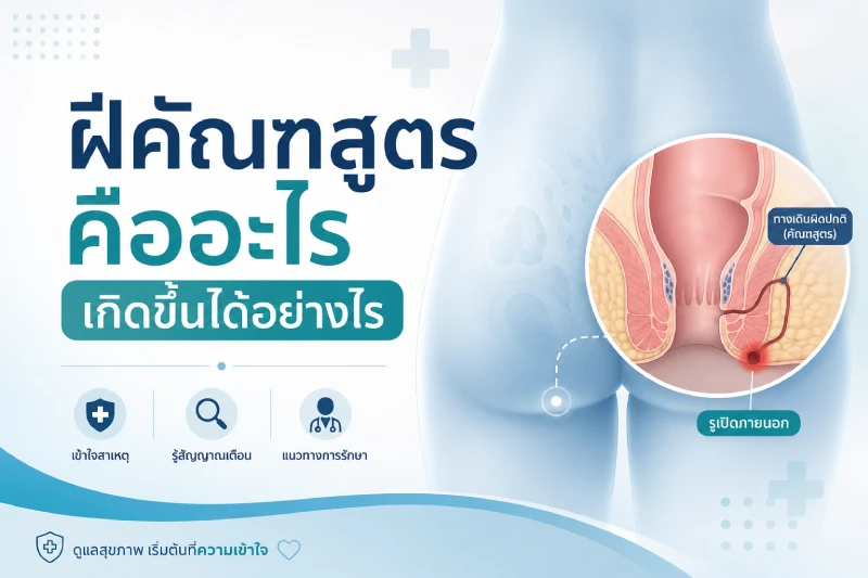 ฝีคัณฑสูตรคืออะไร เกิดขึ้นได้อย่างไร